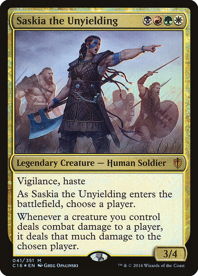 Saskia the Unyielding [Commander 2016] | Good Games Morley