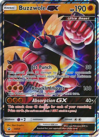 Buzzwole GX (SM69) (Jumbo Card) [Sun & Moon: Black Star Promos] | Good Games Morley