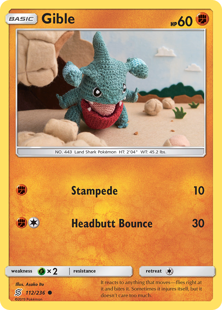 Gible (112/236) [Sun & Moon: Unified Minds] | Good Games Morley