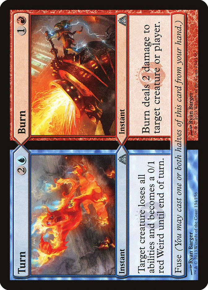 Turn // Burn [Dragon's Maze] | Good Games Morley