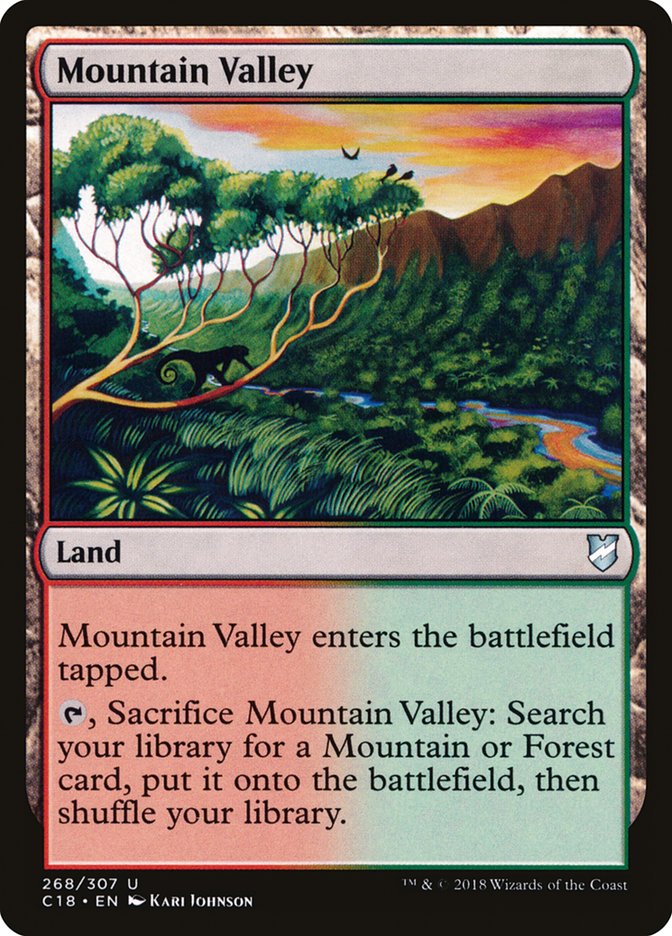 Mountain Valley [Commander 2018] | Good Games Morley