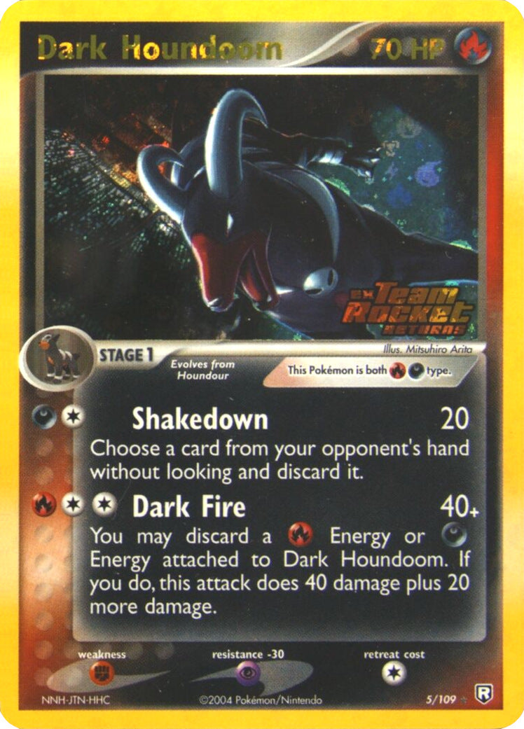 Dark Houndoom (5/109) (Stamped) [EX: Team Rocket Returns] | Good Games Morley