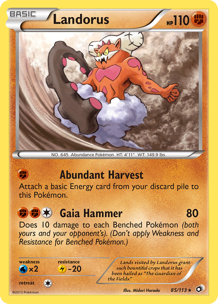 Landorus (85/113) [Black & White: Legendary Treasures] | Good Games Morley