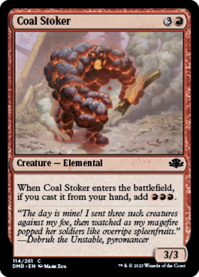 Coal Stoker [Dominaria Remastered] | Good Games Morley