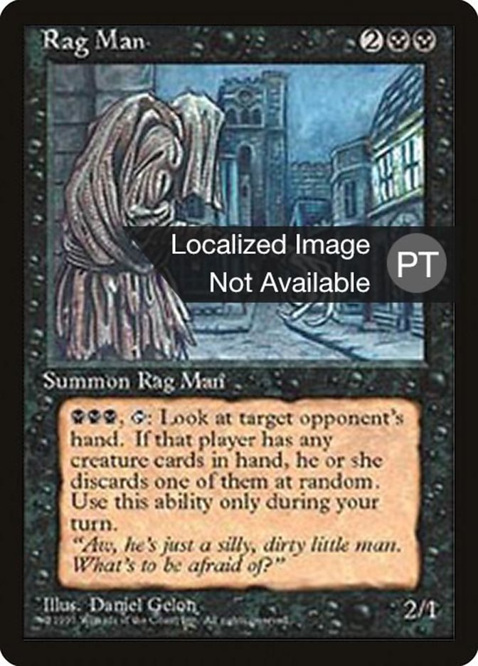 Rag Man [Fourth Edition (Foreign Black Border)] | Good Games Morley