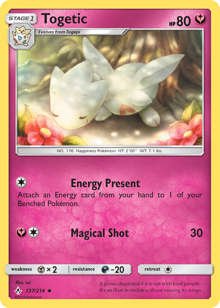 Togetic (137/214) [Sun & Moon: Unbroken Bonds] | Good Games Morley