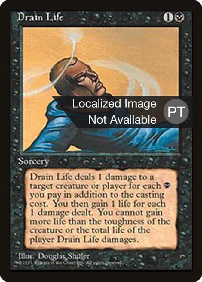 Drain Life [Fourth Edition (Foreign Black Border)] | Good Games Morley