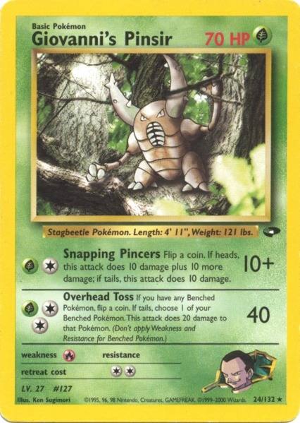 Giovanni's Pinsir (24/132) [Gym Challenge Unlimited] | Good Games Morley