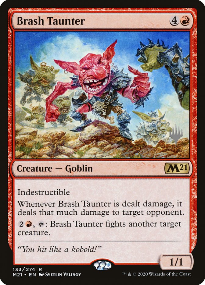 Brash Taunter (Promo Pack) [Core Set 2021 Promos] | Good Games Morley