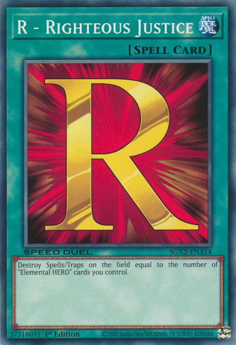 R - Righteous Justice [SGX2-ENA14] Common | Good Games Morley