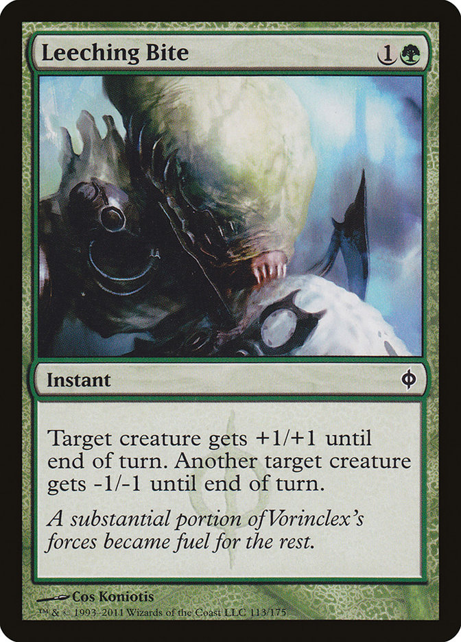 Leeching Bite [New Phyrexia] | Good Games Morley