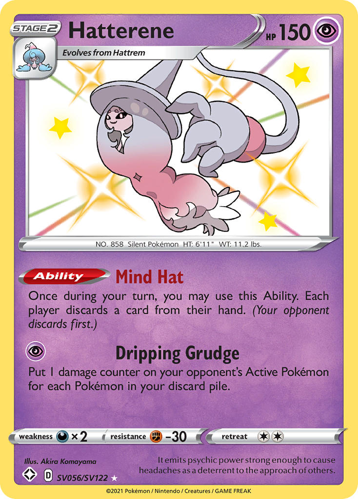 Hatterene (SV056/SV122) [Sword & Shield: Shining Fates] | Good Games Morley