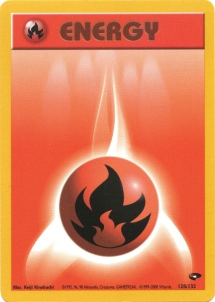 Fire Energy (128/132) [Gym Challenge Unlimited] | Good Games Morley
