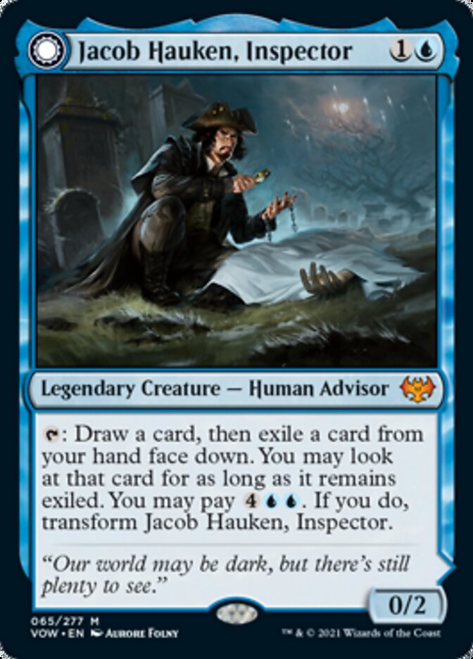 Jacob Hauken, Inspector // Hauken's Insight [Innistrad: Crimson Vow] | Good Games Morley