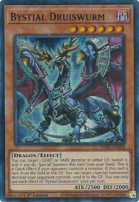 Bystial Druiswurm [DABL-EN008] Super Rare | Good Games Morley