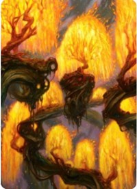 Grove of the Burnwillows Art Card [Zendikar Rising Art Series] | Good Games Morley