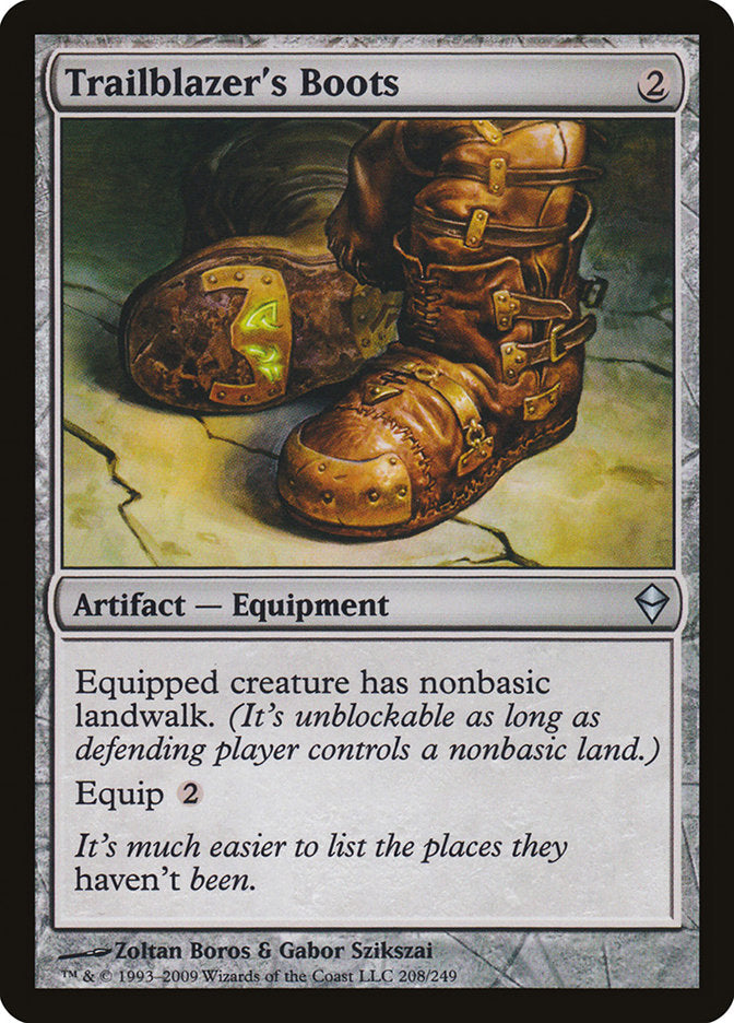 Trailblazer's Boots [Zendikar] | Good Games Morley