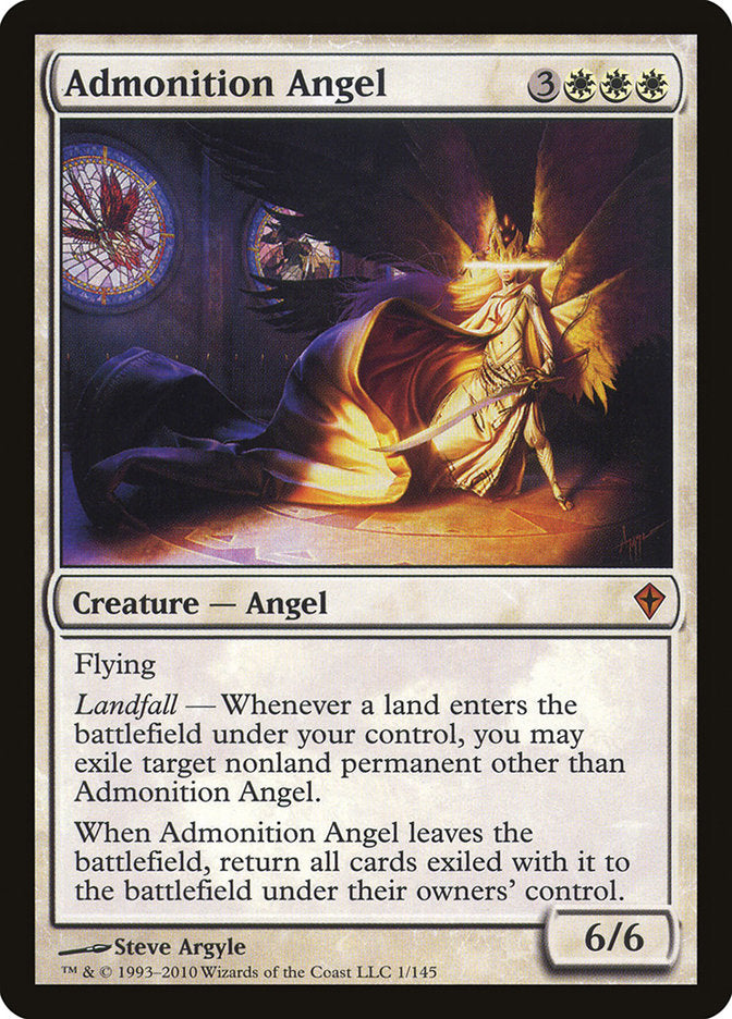 Admonition Angel [Worldwake] | Good Games Morley