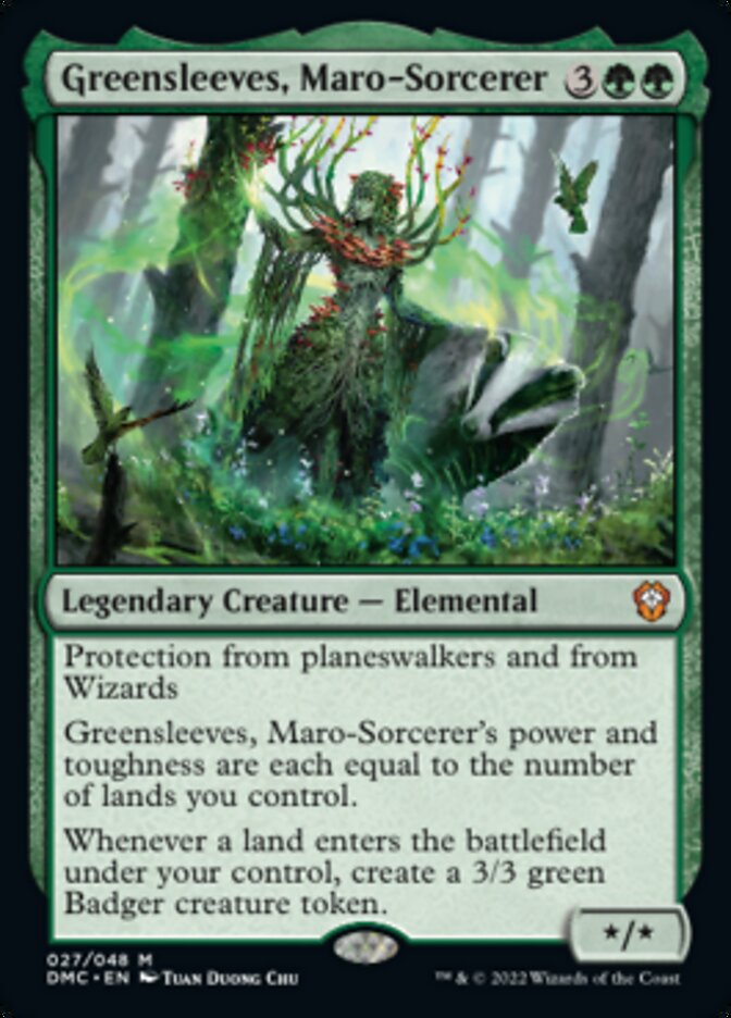 Greensleeves, Maro-Sorcerer [Dominaria United Commander] | Good Games Morley