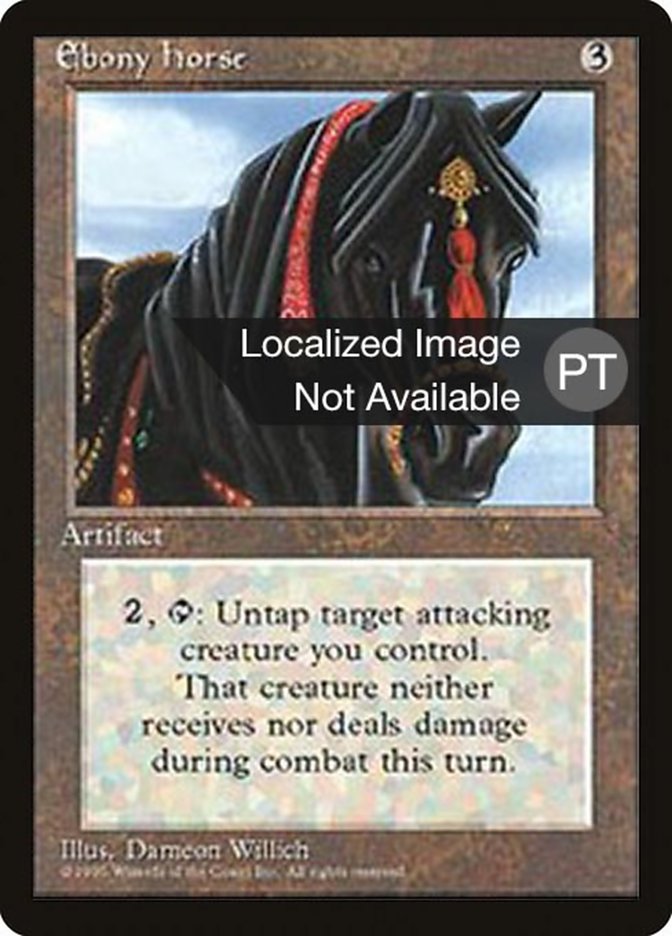 Ebony Horse [Fourth Edition (Foreign Black Border)] | Good Games Morley