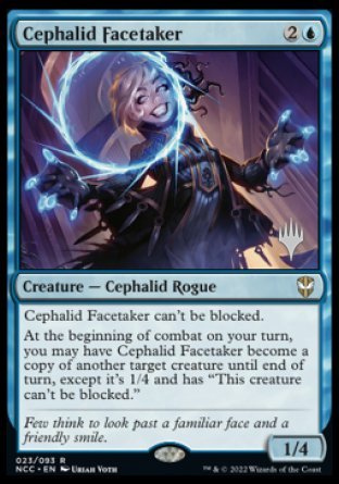 Cephalid Facetaker (Promo Pack) [Streets of New Capenna Commander Promos] | Good Games Morley