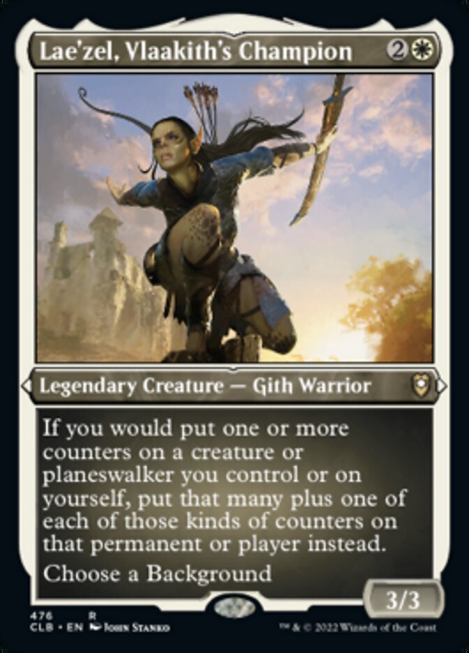 Lae'zel, Vlaakith's Champion (Foil Etched) [Commander Legends: Battle for Baldur's Gate] | Good Games Morley