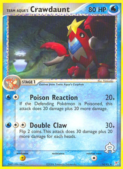 Team Aqua's Crawdaunt (14/95) [EX: Team Magma vs Team Aqua] | Good Games Morley