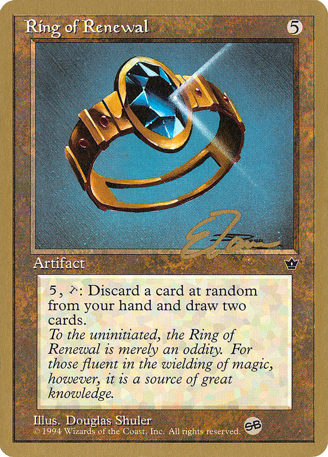 Ring of Renewal (Eric Tam) (SB) [Pro Tour Collector Set] | Good Games Morley