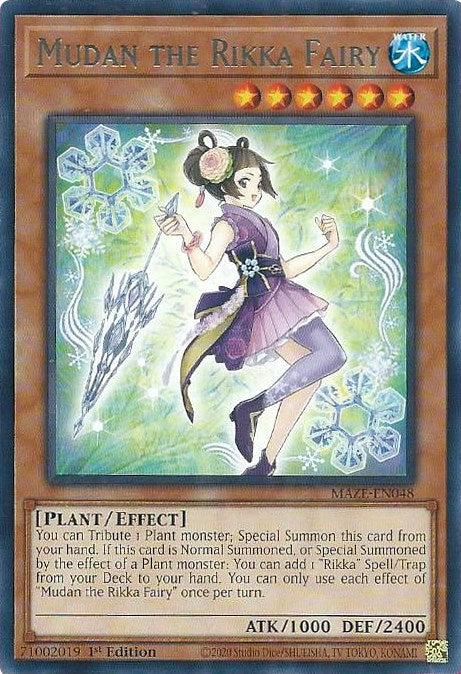 Mudan the Rikka Fairy [MAZE-EN048] Rare | Good Games Morley