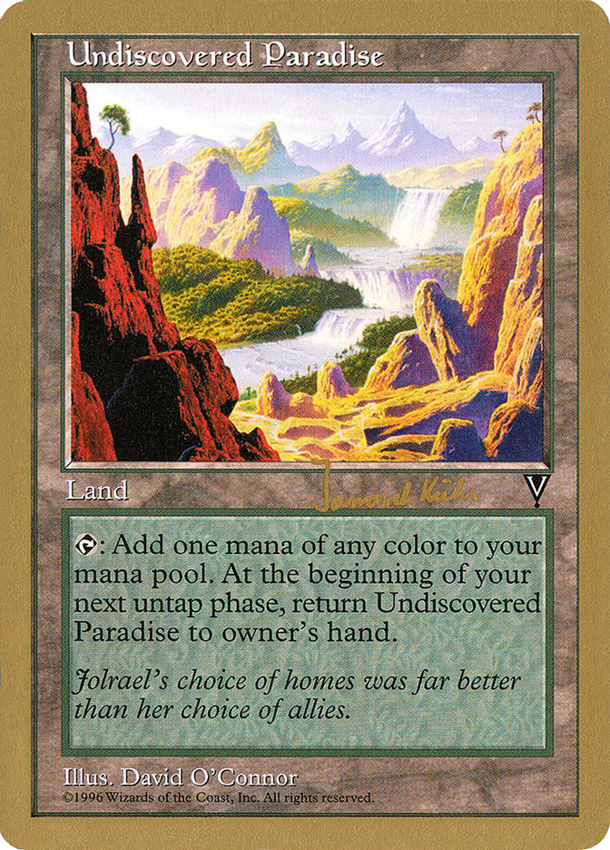 Undiscovered Paradise (Janosch Kuhn) [World Championship Decks 1997] | Good Games Morley