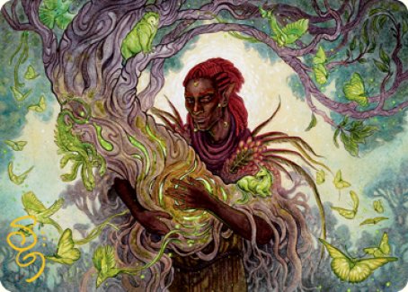 Circle of Dreams Druid Art Card (Gold-Stamped Signature) [Dungeons & Dragons: Adventures in the Forgotten Realms Art Series] | Good Games Morley