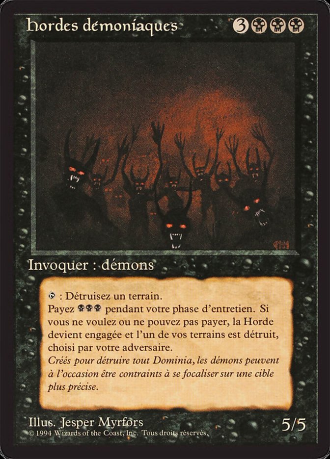 Demonic Hordes [Foreign Black Border] | Good Games Morley