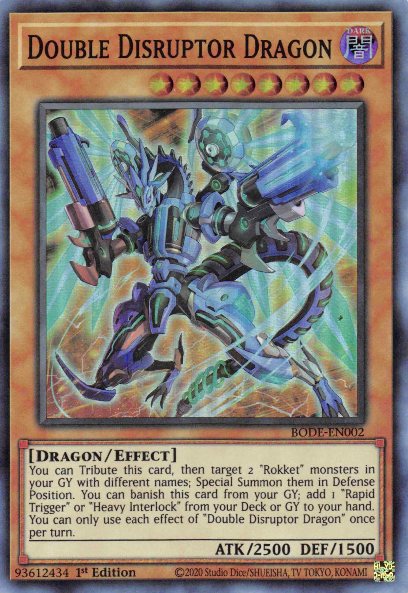 Double Disrupter Dragon [BODE-EN002] Super Rare | Good Games Morley
