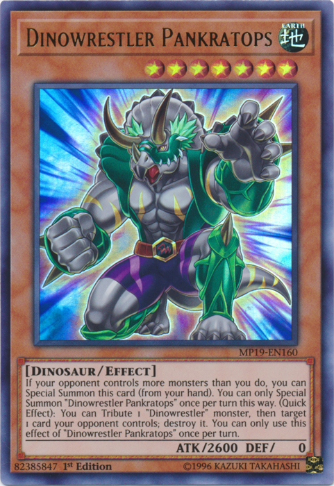 Dinowrestler Pankratops [MP19-EN160] Ultra Rare | Good Games Morley