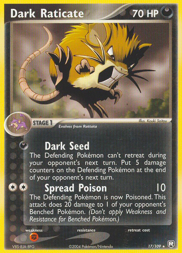 Dark Raticate (17/109) [EX: Team Rocket Returns] | Good Games Morley