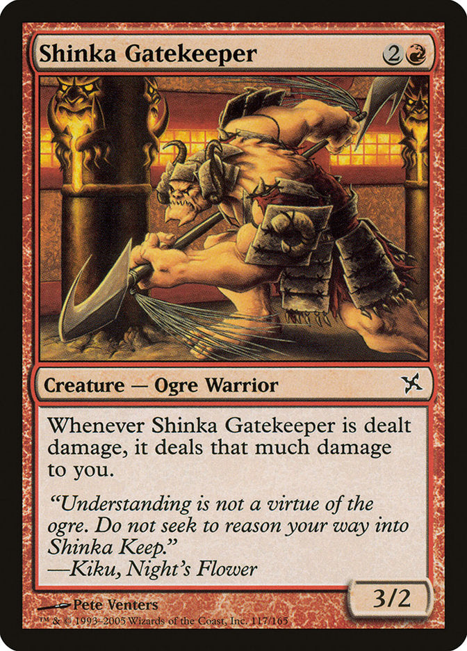Shinka Gatekeeper [Betrayers of Kamigawa] | Good Games Morley