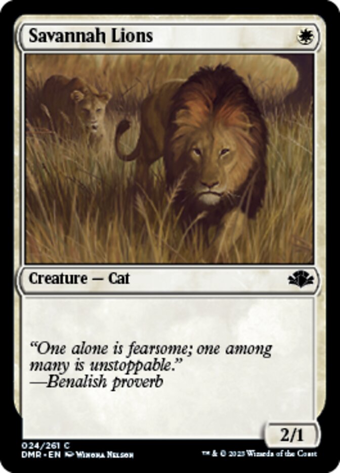 Savannah Lions [Dominaria Remastered] | Good Games Morley