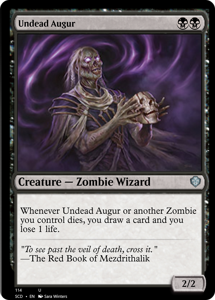 Undead Augur [Starter Commander Decks] | Good Games Morley