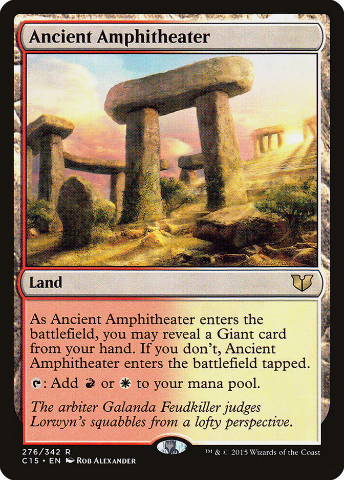 Ancient Amphitheater [Commander 2015] | Good Games Morley