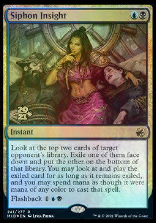Siphon Insight [Innistrad: Midnight Hunt Prerelease Promos] | Good Games Morley