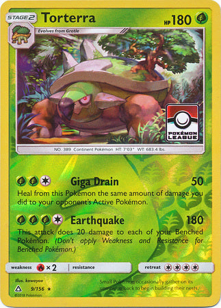 Torterra (9/156) (League Promo) [Sun & Moon: Ultra Prism] | Good Games Morley