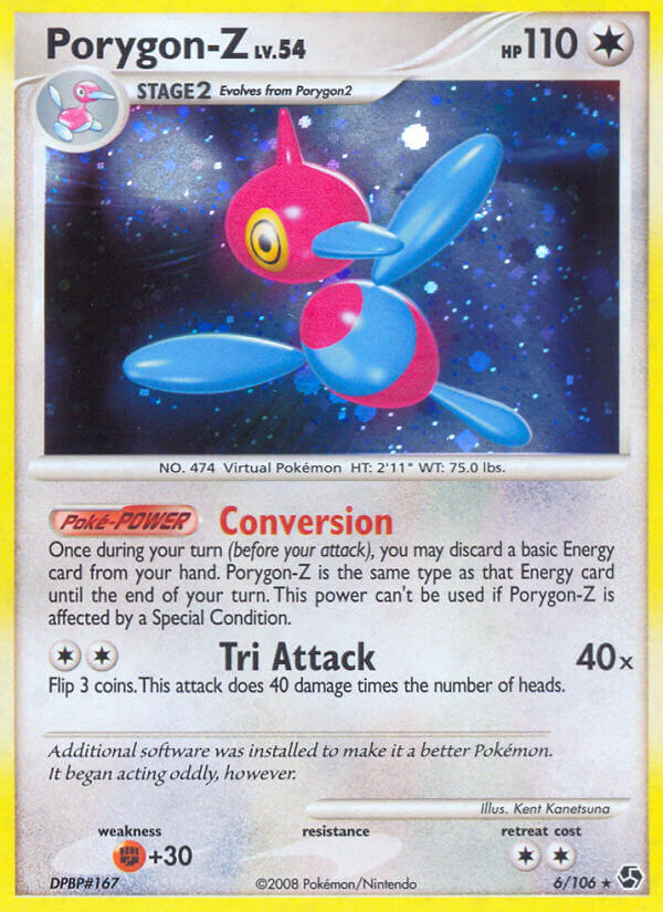 Porygon Z (6/106) (Theme Deck Exclusive) [Diamond & Pearl: Great Encounters] | Good Games Morley