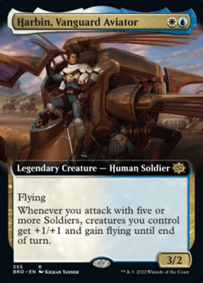 Harbin, Vanguard Aviator (Extended Art) [The Brothers' War] | Good Games Morley