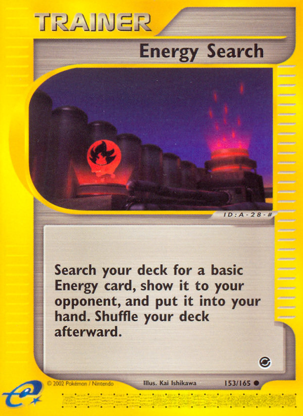 Energy Search (153/165) [Expedition: Base Set] | Good Games Morley