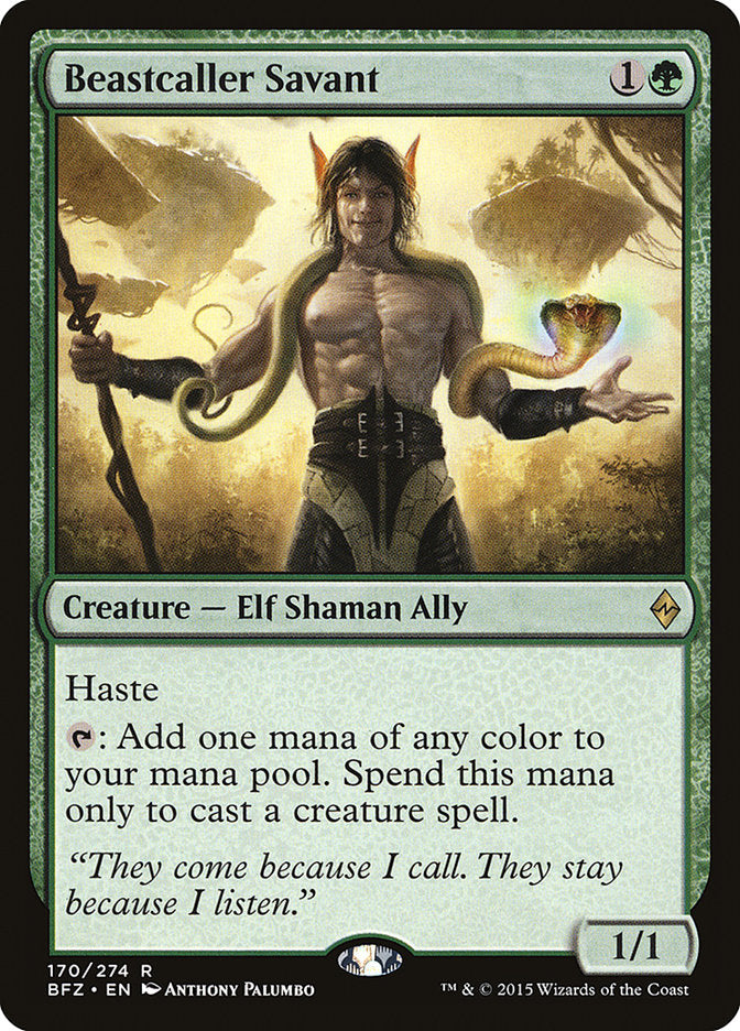 Beastcaller Savant [Battle for Zendikar] | Good Games Morley