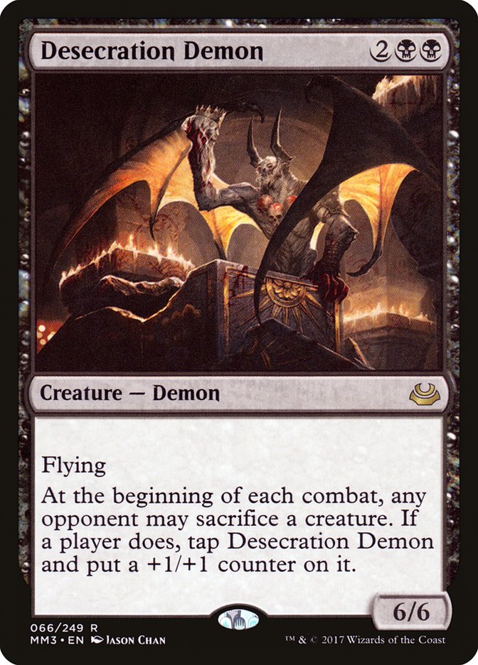 Desecration Demon [Modern Masters 2017] | Good Games Morley