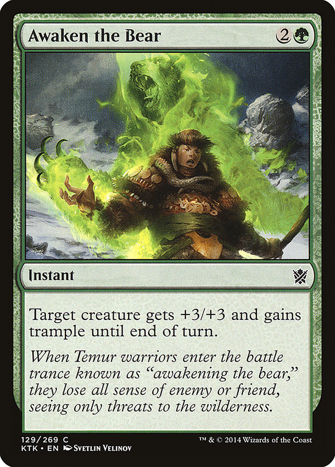 Awaken the Bear [Khans of Tarkir] | Good Games Morley