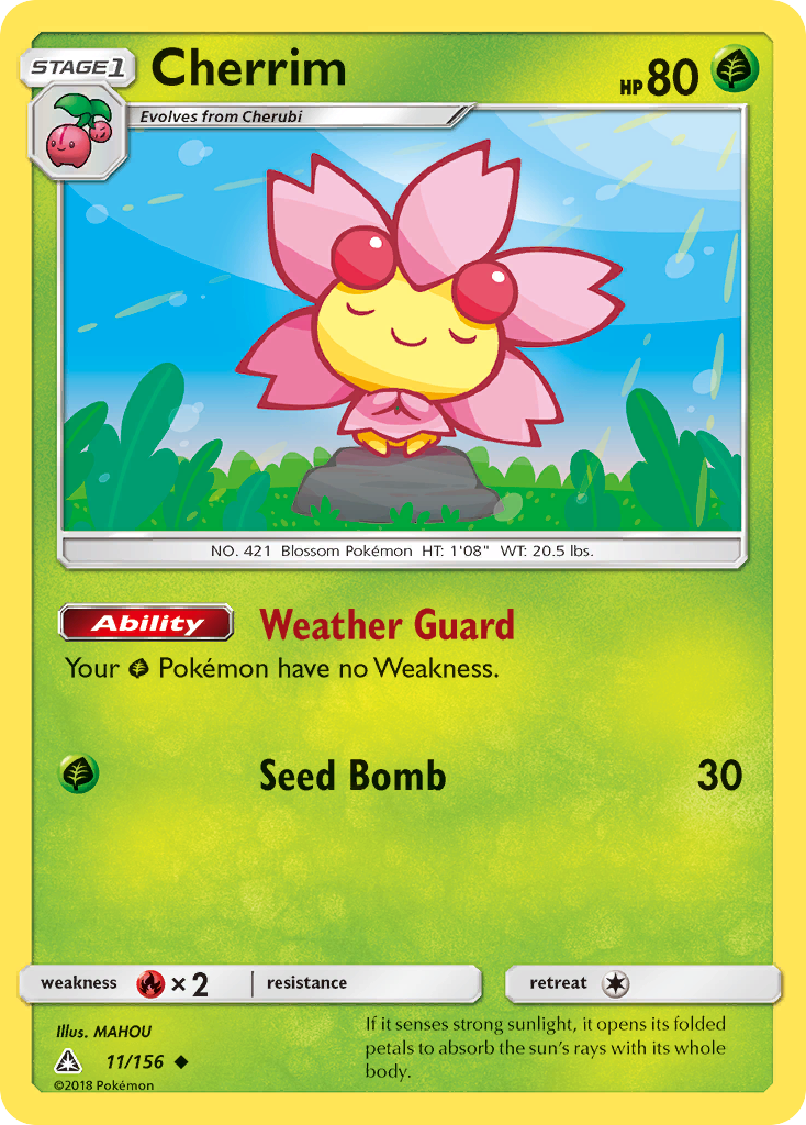 Cherrim (11/156) [Sun & Moon: Ultra Prism] | Good Games Morley
