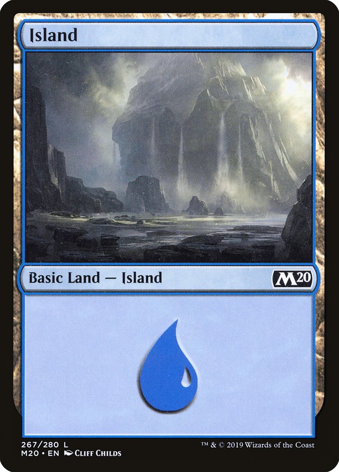 Island (267) [Core Set 2020] | Good Games Morley