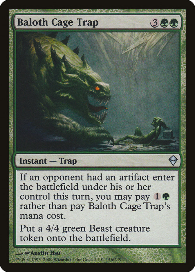 Baloth Cage Trap [Zendikar] | Good Games Morley